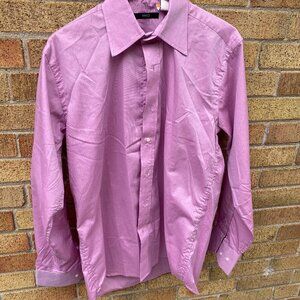 Vintage 100% Cotton Gucci Dress Shirt Pink Size 42 / 16.5